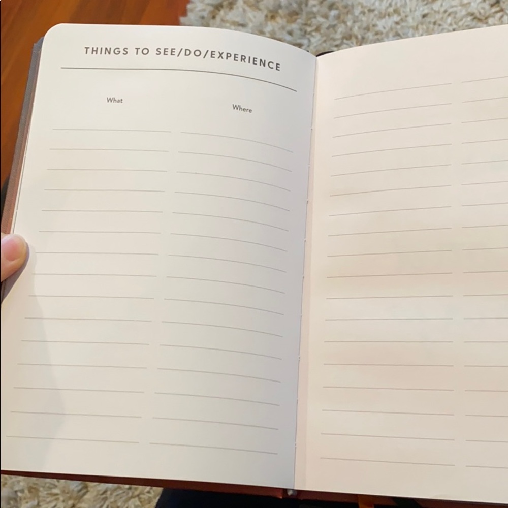 Wanderlust planner and journal for travels - Picture 6 of 13